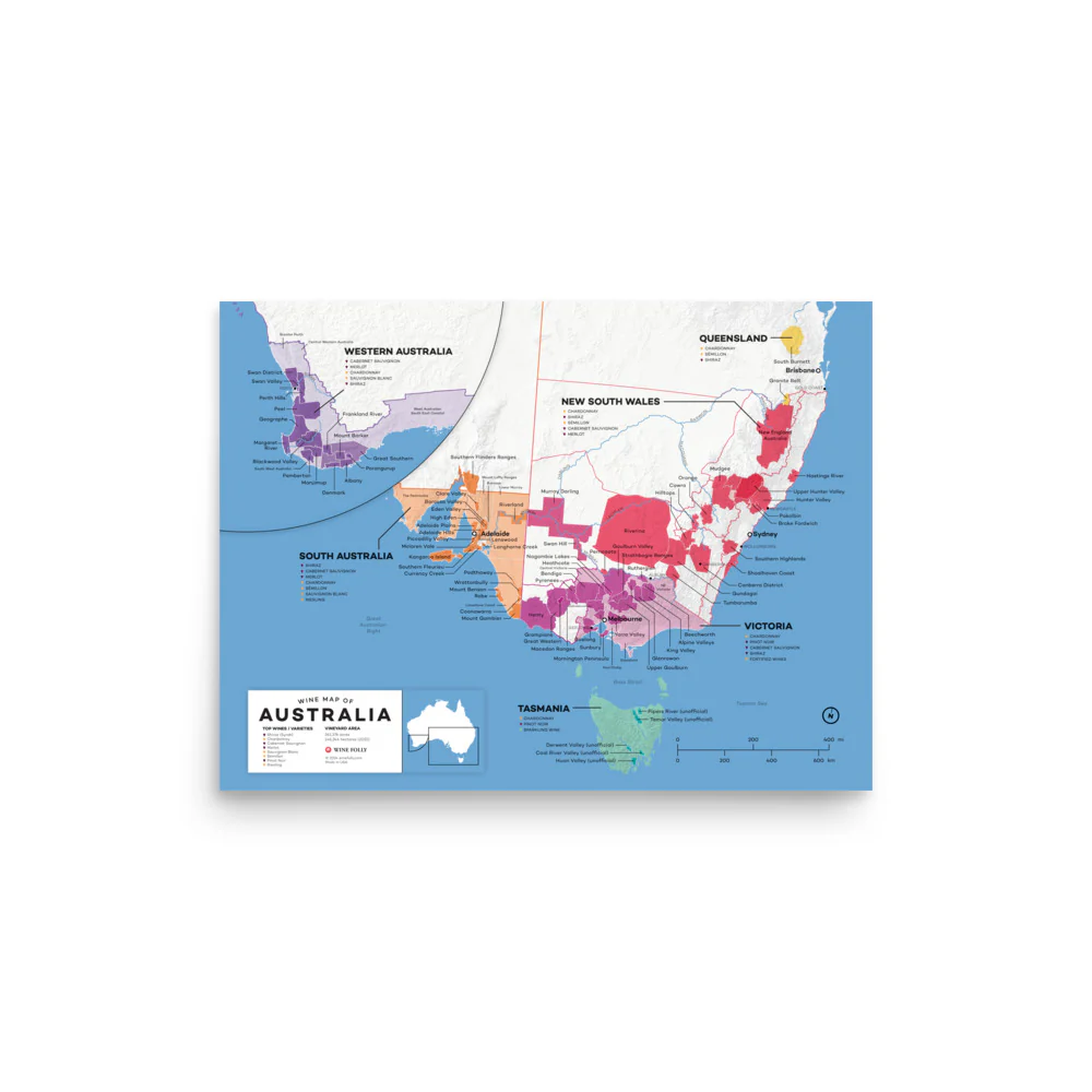 Australia Wine Map - 2nd Edition - Image 4