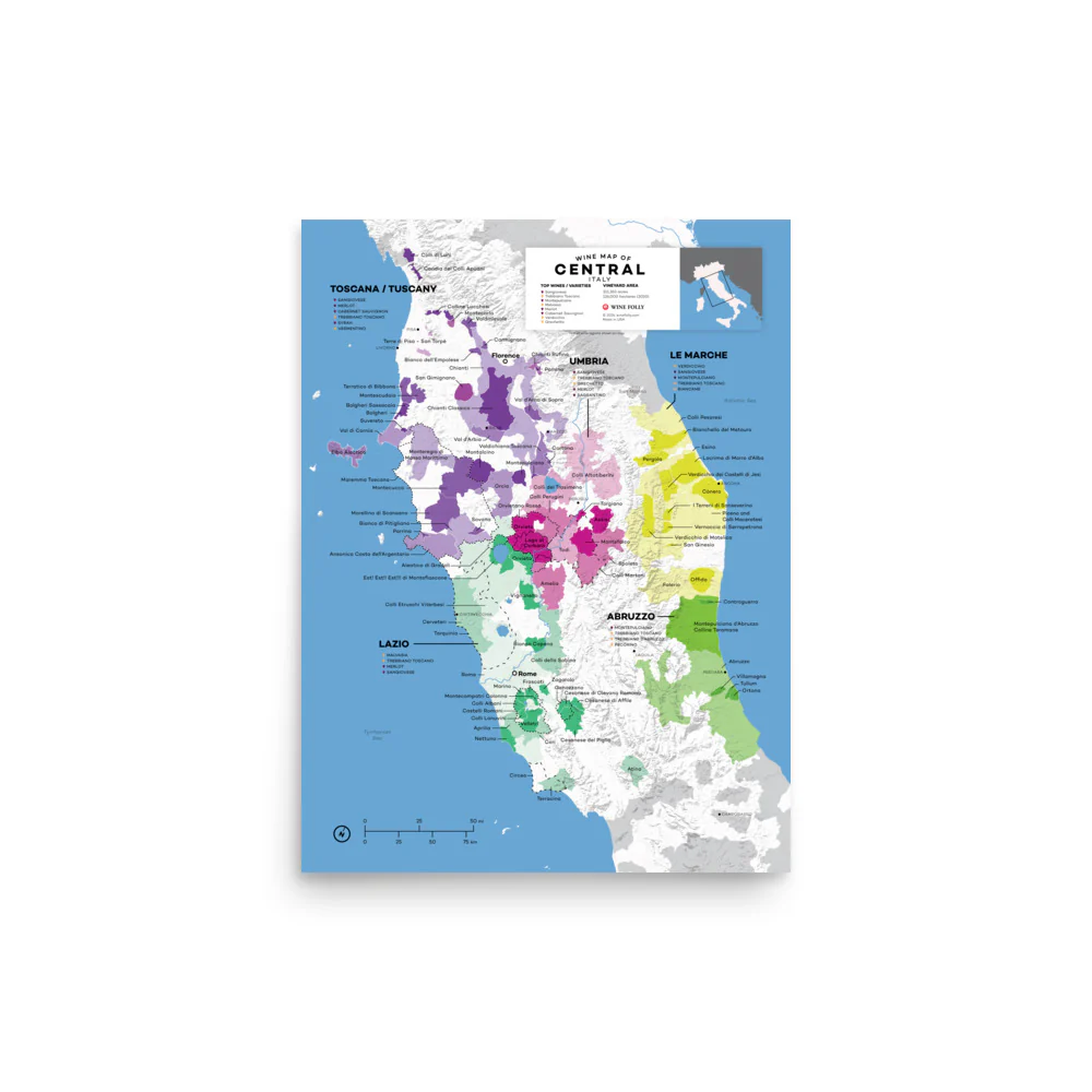 Italy Central Wine Map - 2nd Edition - Image 4