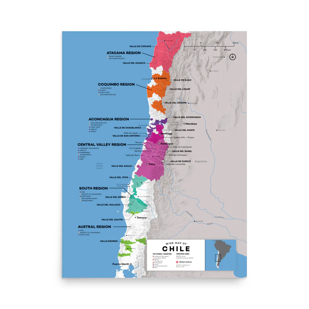 Chile Wine Map - 2nd Edition - Image 3