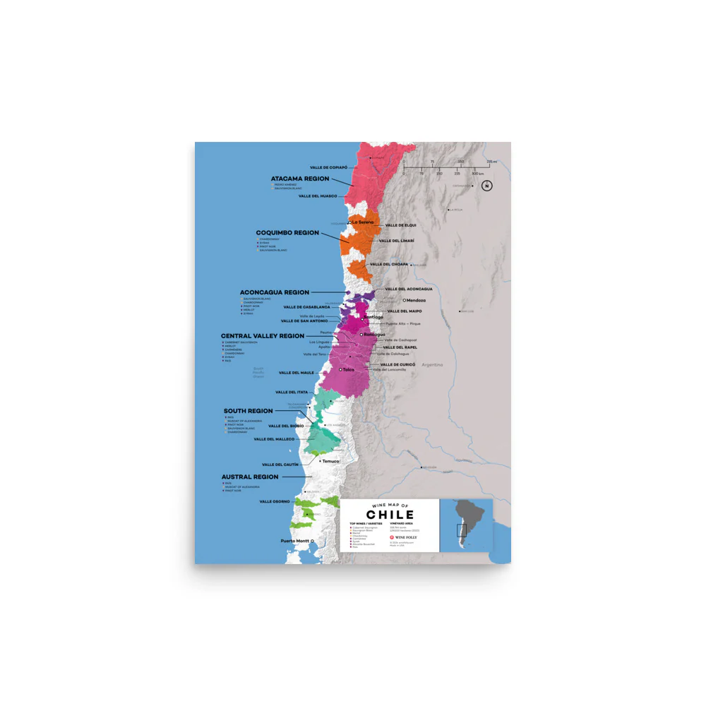 Chile Wine Map - 2nd Edition - Image 4