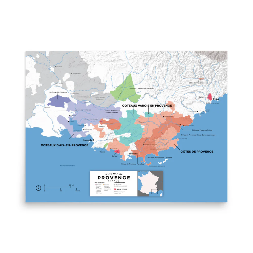 France Provence Wine Map - 2nd Edition - Image 3
