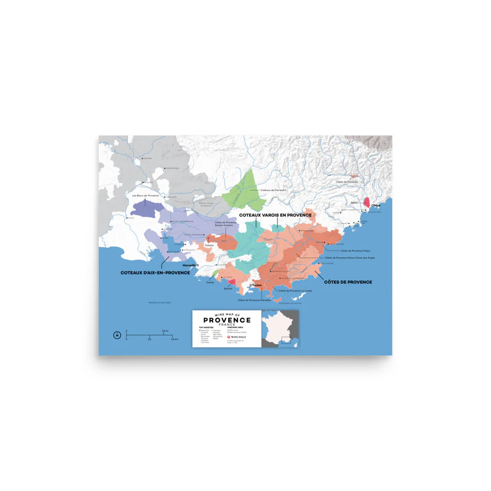 France Provence Wine Map - 2nd Edition - Image 4