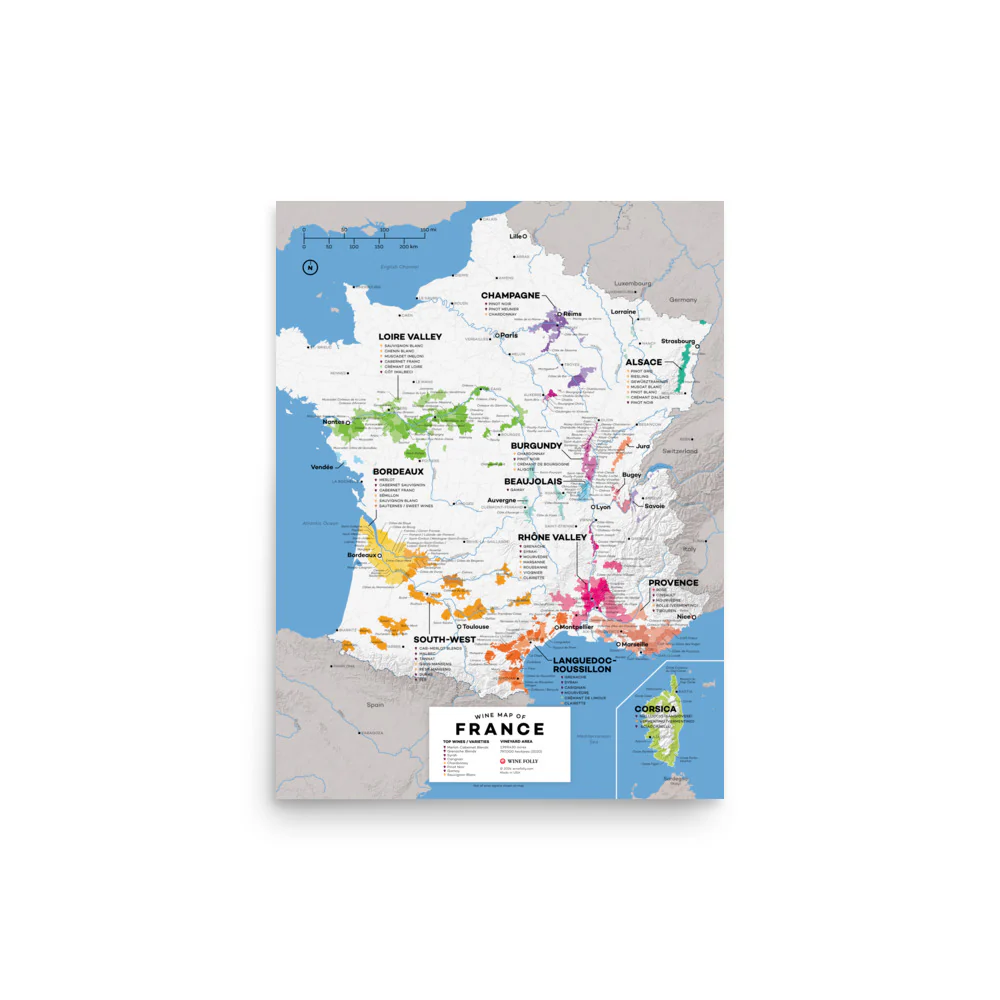 France Wine Map - 2nd Edition - Image 4