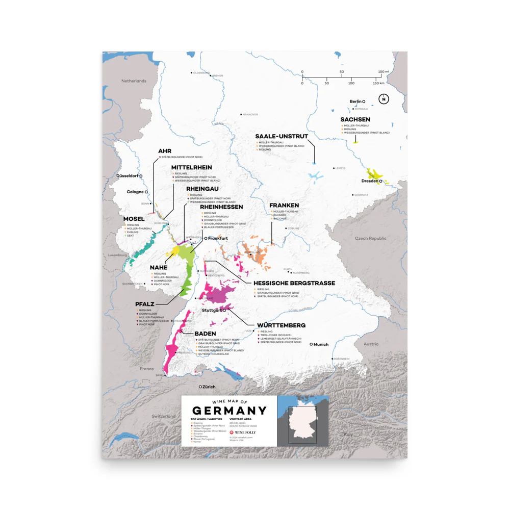 Germany Wine Map - 2nd Edition - Image 3