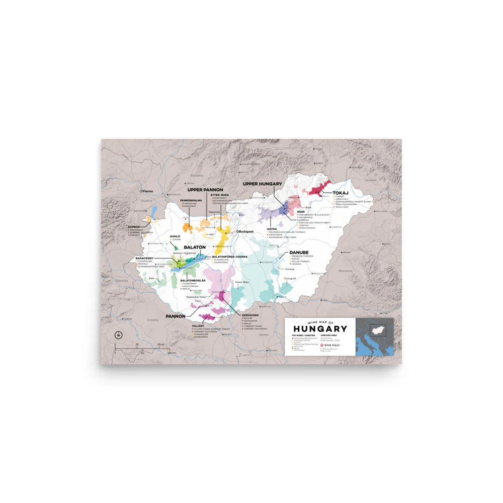 Hungary Wine Map - 2nd Edition - Image 4