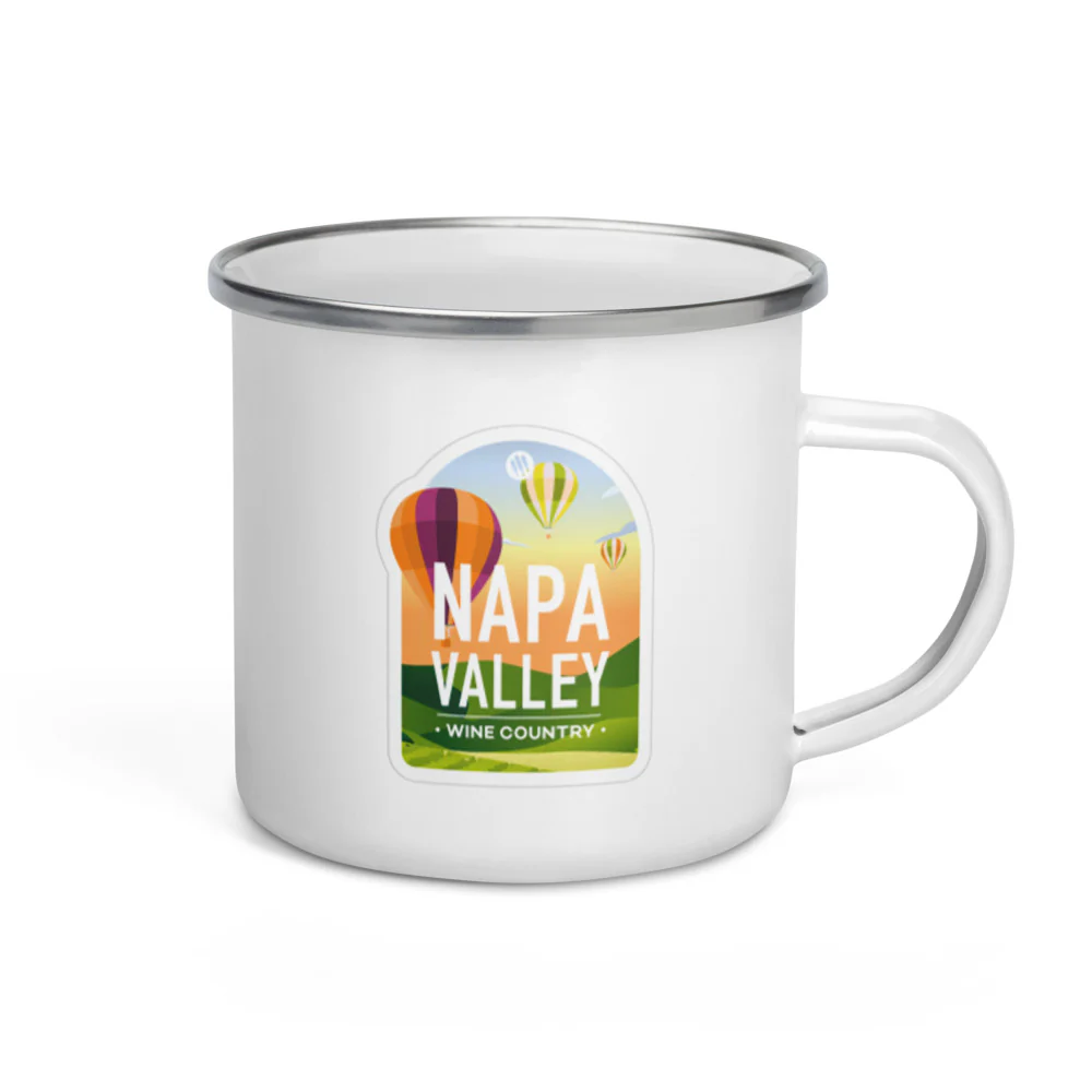 Napa Valley Enamel Mug - Image 2