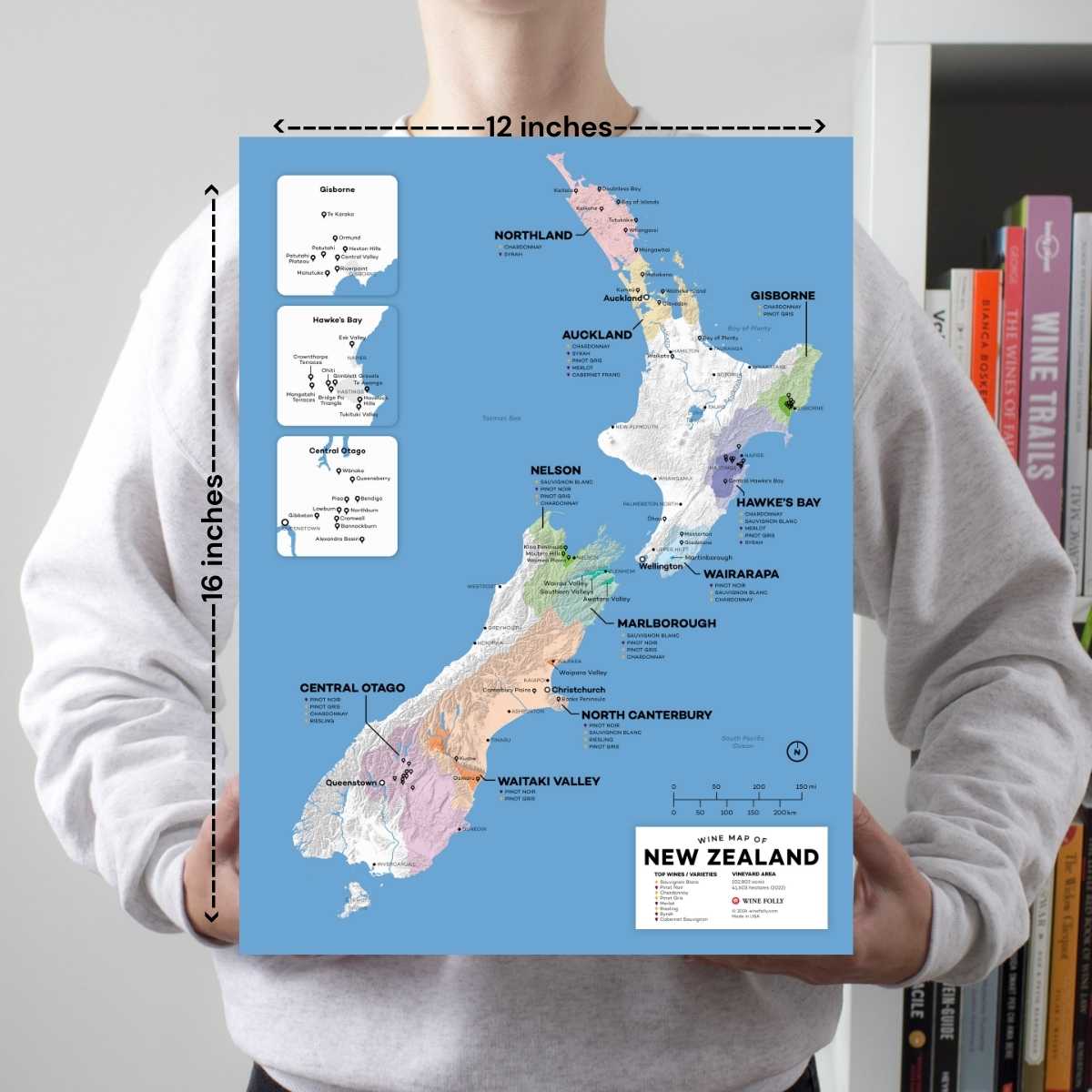 New Zealand Wine Map - 2nd Edition - Image 2