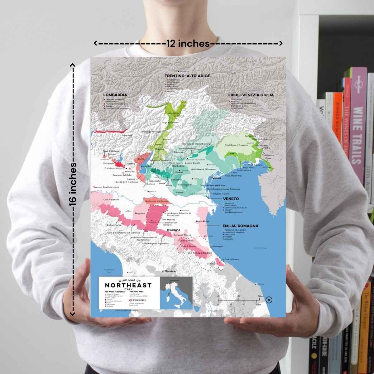 Italy Northeast Wine Map - 2nd Edition - Image 2