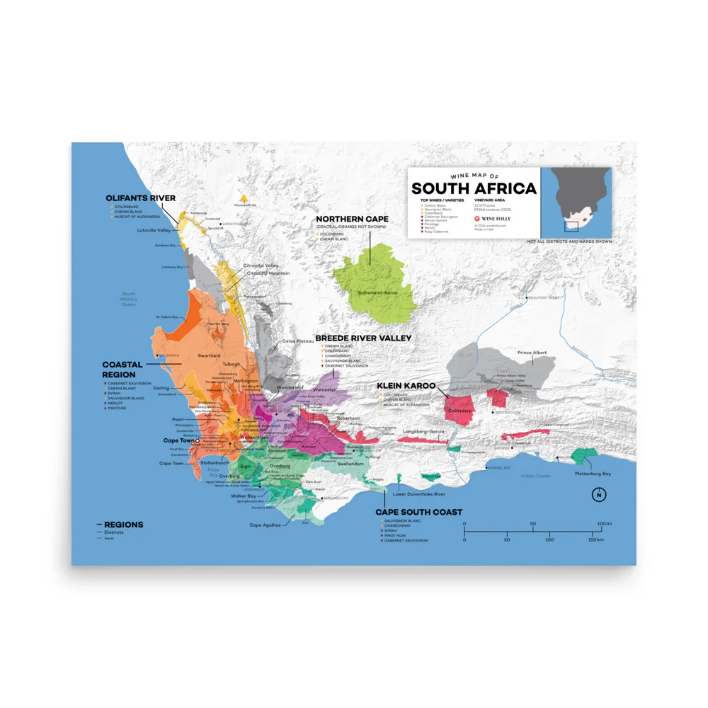 South Africa Wine Map - 2nd Edition - Image 3