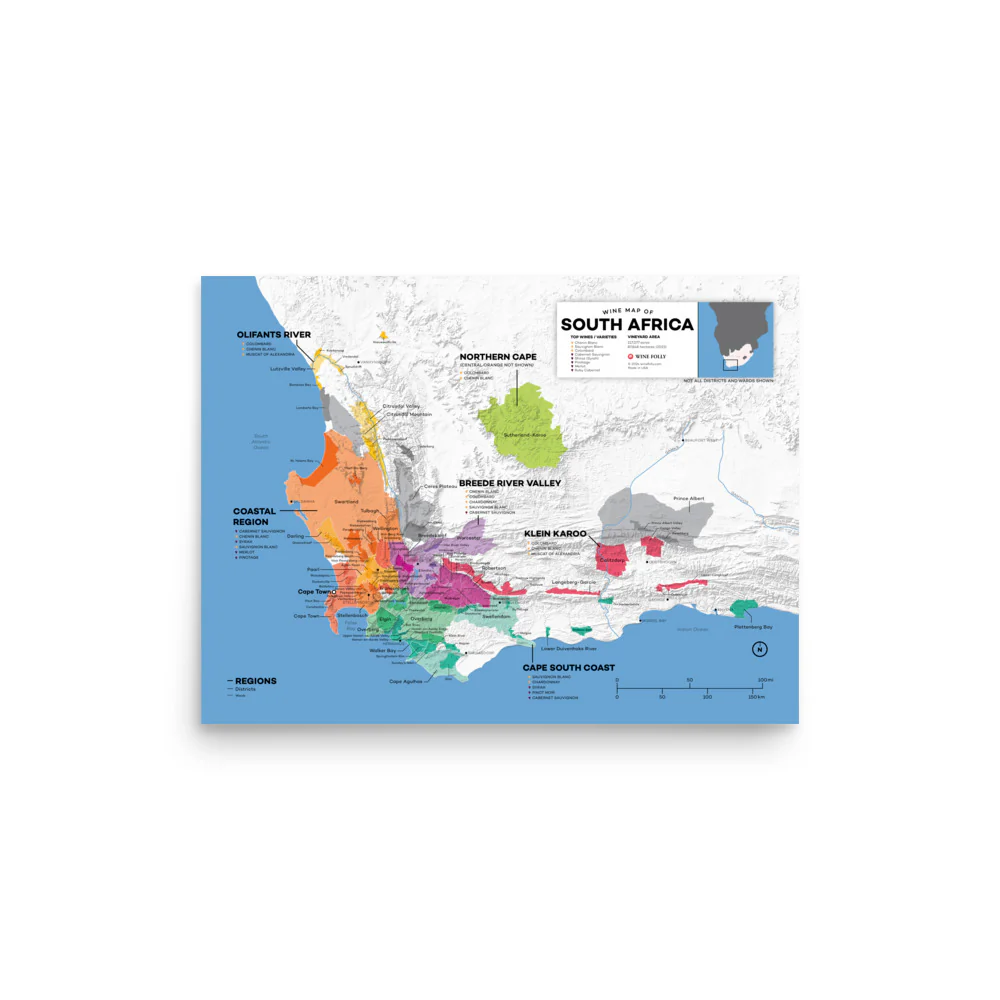 South Africa Wine Map - 2nd Edition - Image 4