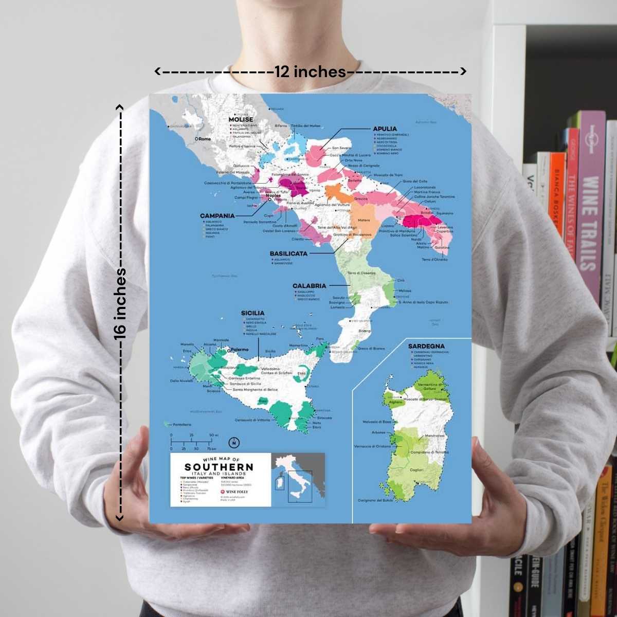 Italy Southern Islands Wine Map - 2nd Edition - Image 2