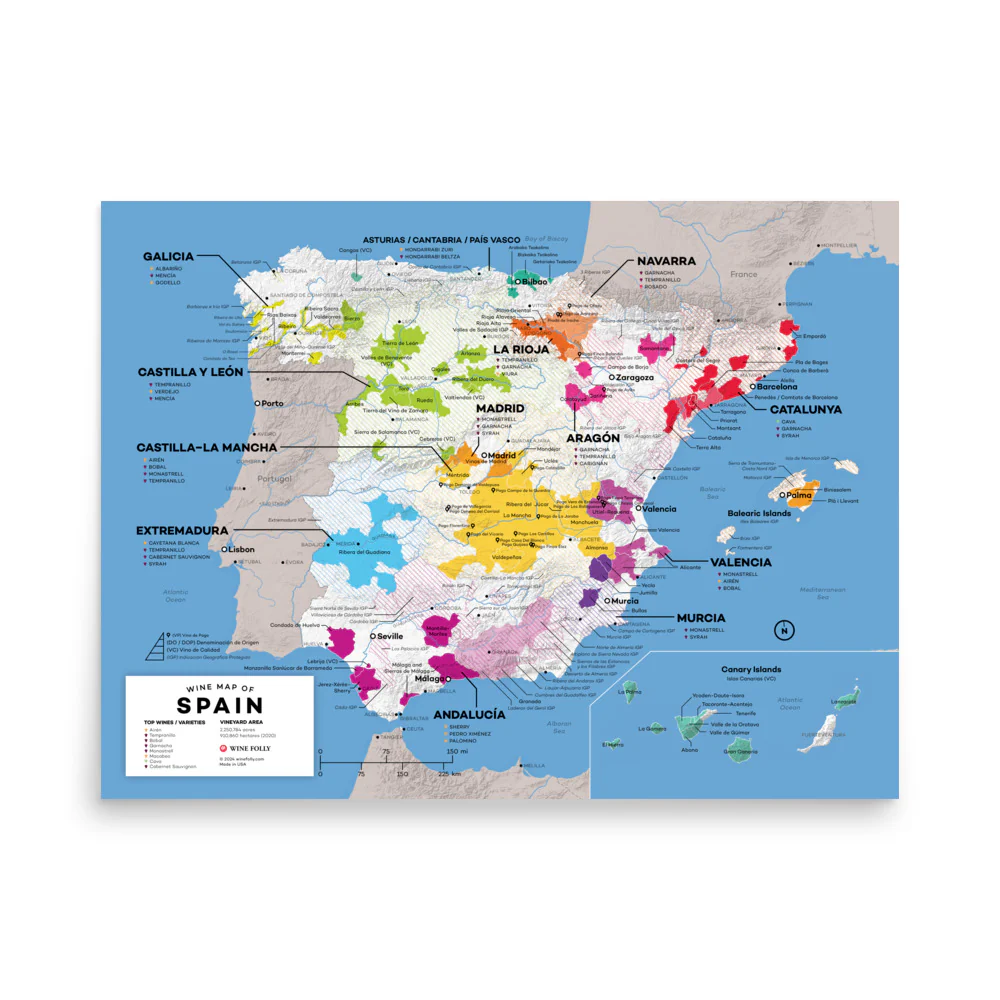 Spain Wine Map - 2nd Edition - Image 3