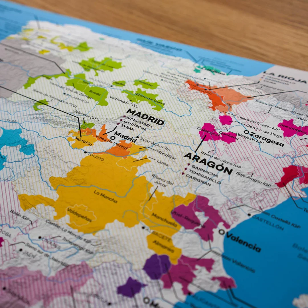 Spain Wine Map XL - 2nd Edition - Image 3